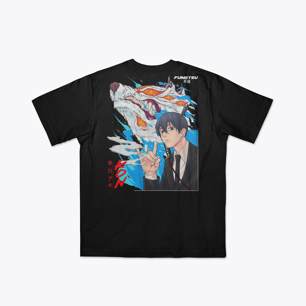 Chainsaw Man - Aki x Kon - Heavy Oversized Shirt