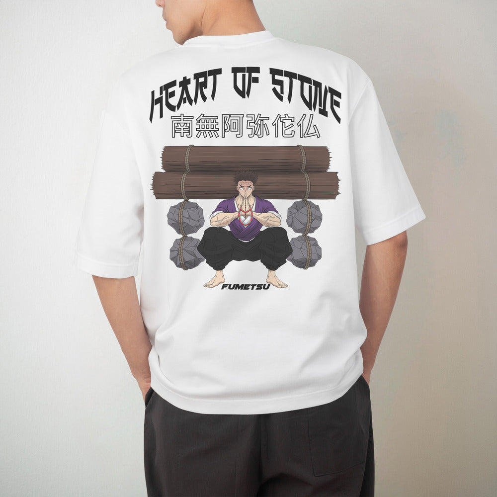 Demon Slayer - Gyomei x Heart of stone - Heavy Oversized Shirt