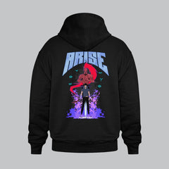 Solo Leveling - Jinwoo x Igris - Heavy Oversized Hoodie - Black