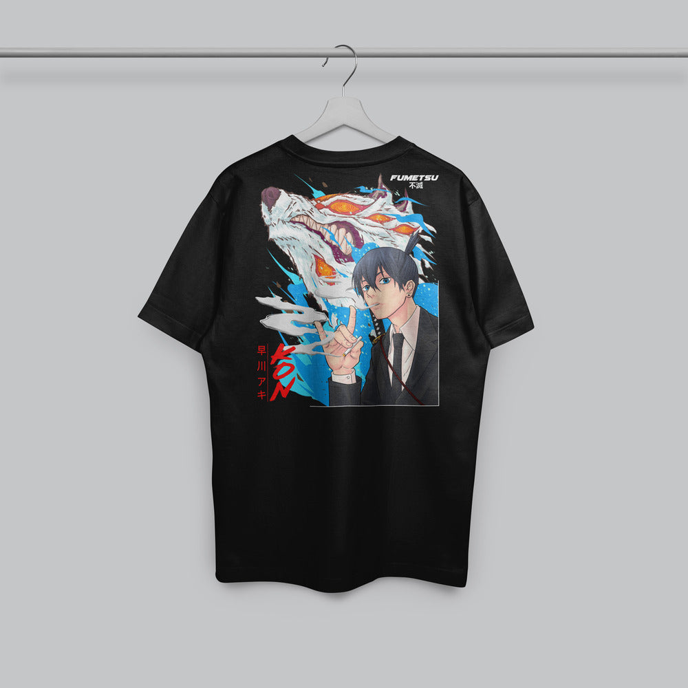 Chainsaw Man - Aki x Kon - Heavy Oversized Shirt
