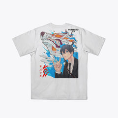 Chainsaw Man - Aki x Kon - Heavy Oversized Shirt